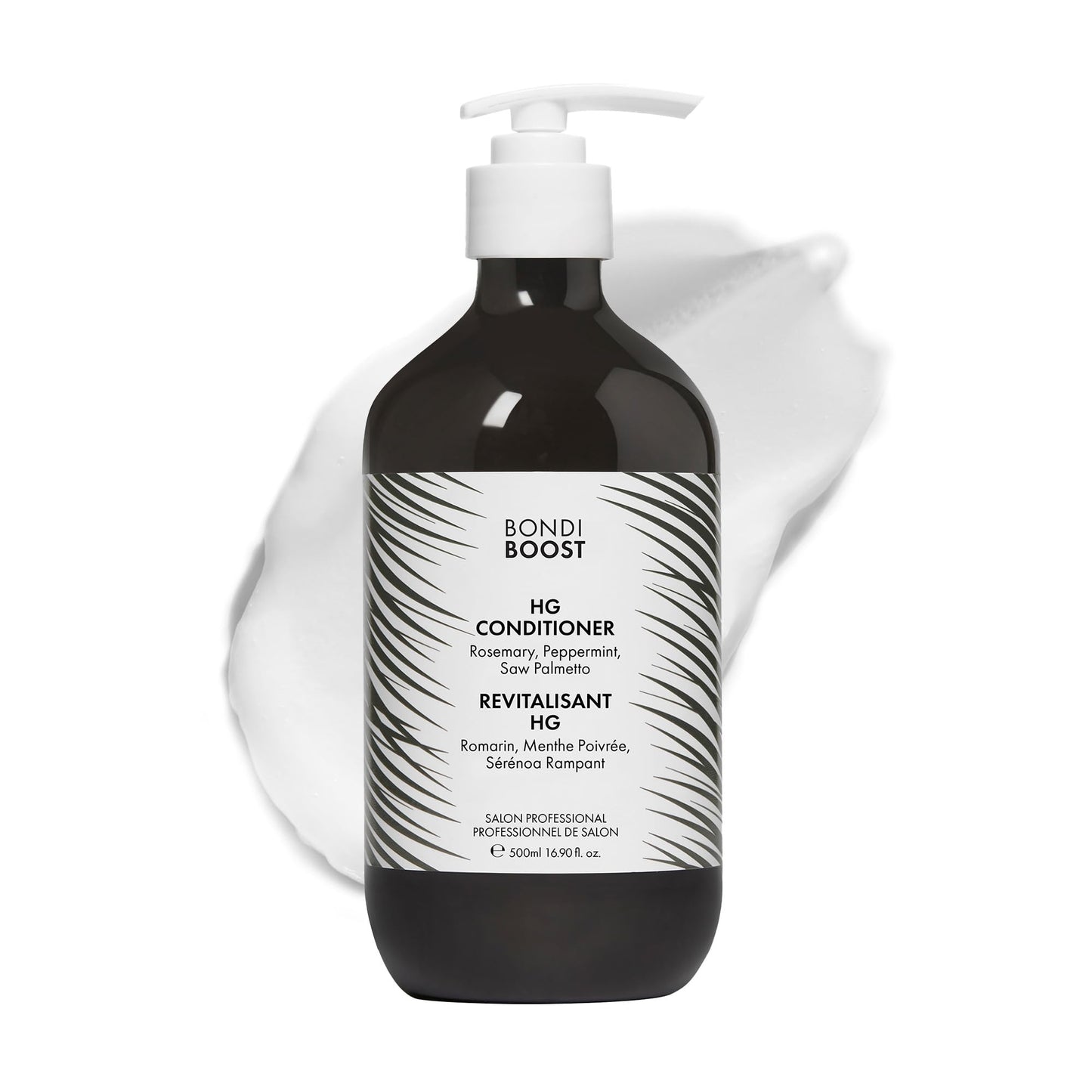 BONDIBOOST HG Anti-Thinning Hair Conditioner [16.90 fl oz] - Hydrating Hair Conditioner with Aloe Vera, Rosemary & Saw Palmetto, Promotes Thicker + Stronger-Looking Hair for Men & Women, Sulfate-Free