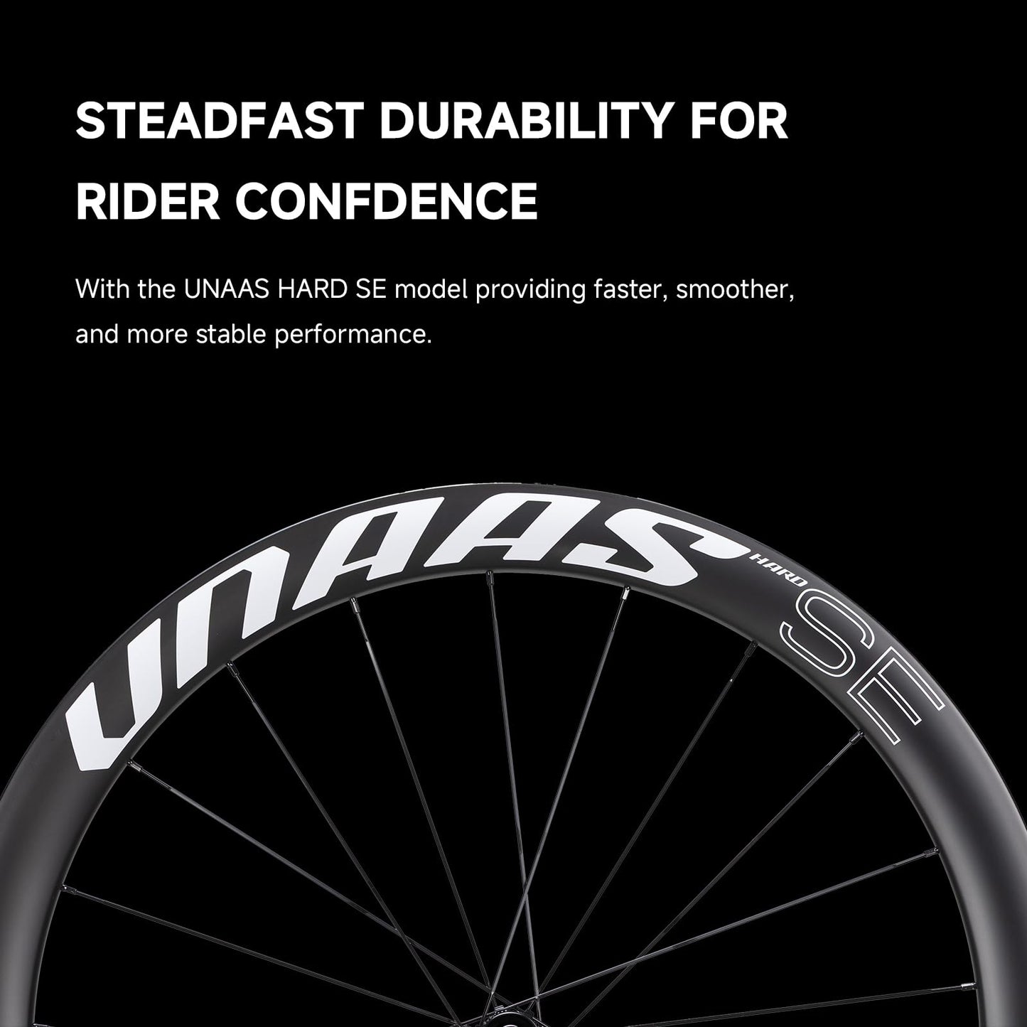 WINSPACE UNAAS HARD SE Carbon Fiber Wheelset 700C Disc Brake Ultralight 1580g 50mm Depth Road Bike Wheels, Tubeless Ready. (White Label, SHIMAN0 10-11-12S)