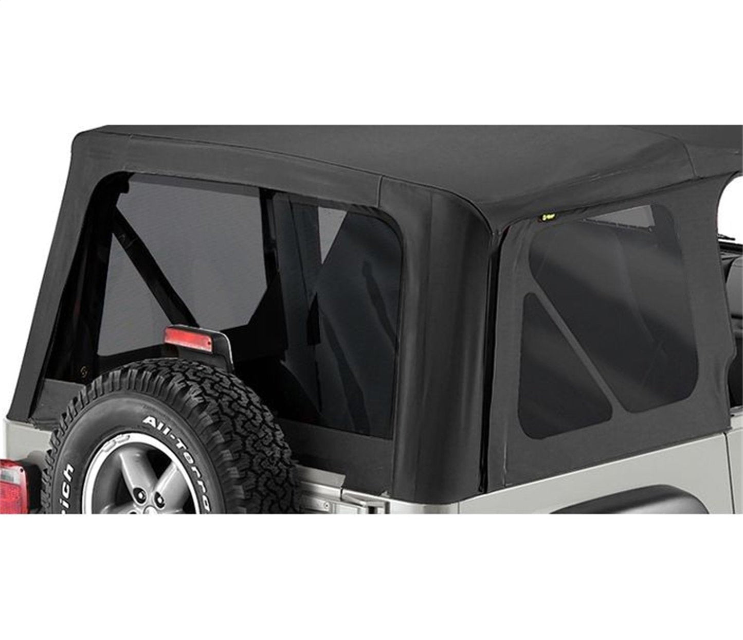 Bestop Window Set - Jeep '03-06 Wrangler TJ Exc. Unlimited (Black Diamond)