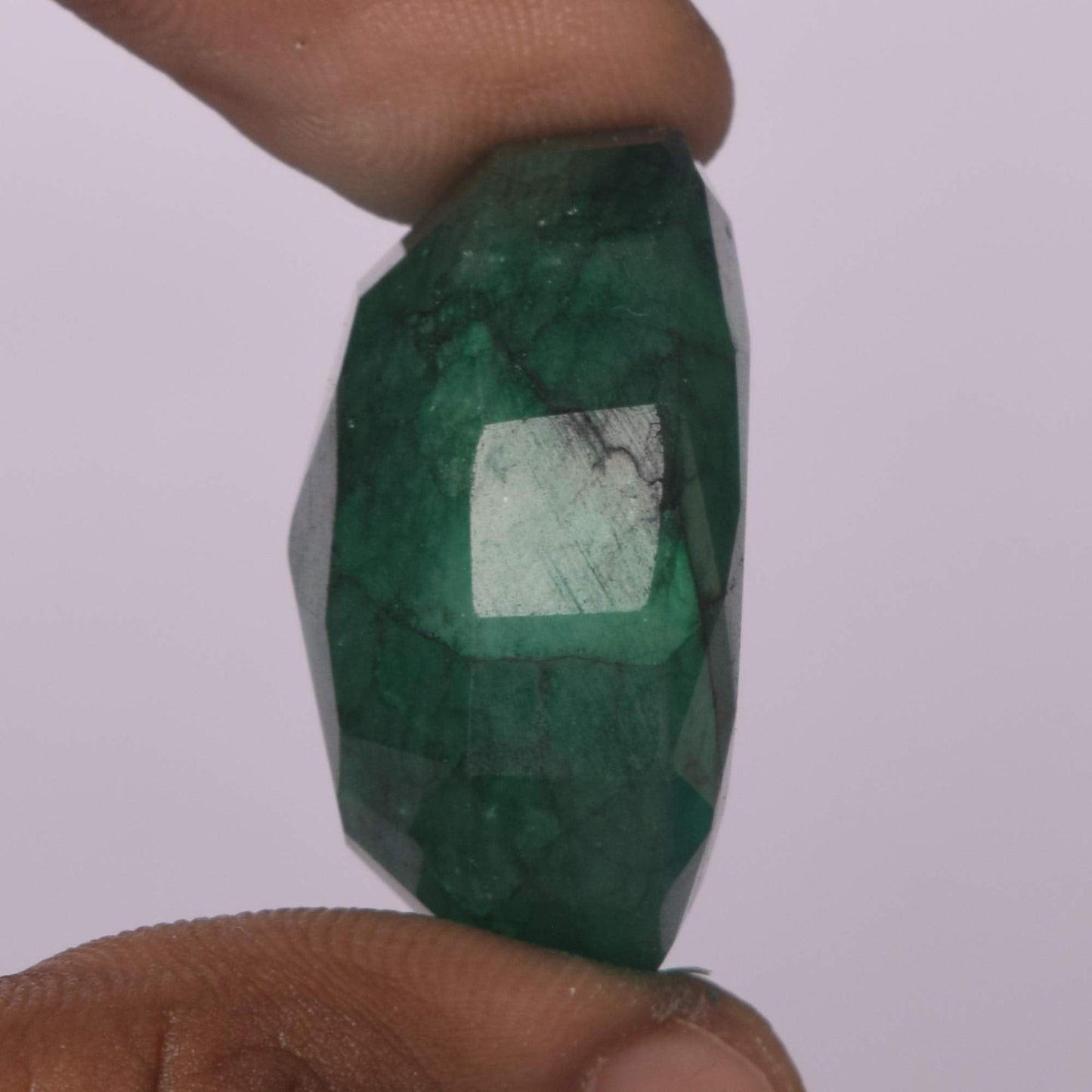 GEMHUB Loose Gemstones Real For Jewelry Making 71.30 Carat Emerald Oval Green Emerald Natural Gemstone for Jewelry Pendants