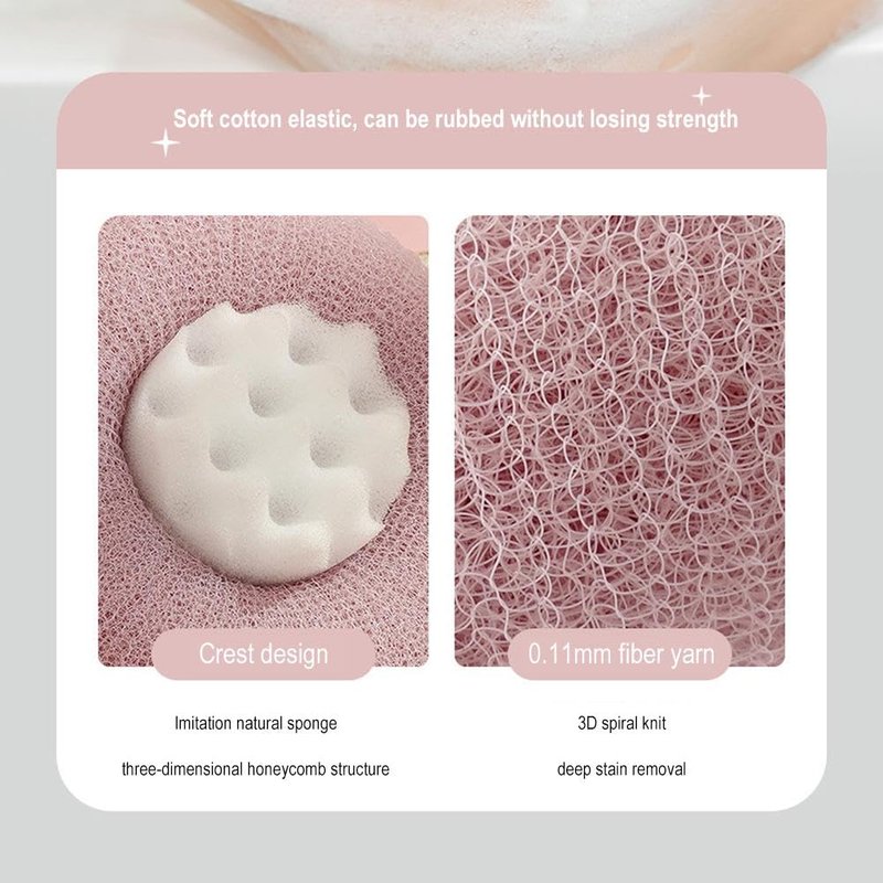 2 Pack 2-in-1 Sunflower Bath Ball Super Soft Sunflower Suction Cup Bath Ball Exfoliating Bath Sponge Cleaning Brush with Suction Cup Shower Sponges Bath Sponges Back Scrubber Shower Puffs
