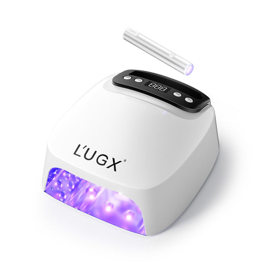 L'UGX 2 in 1 UV LED Nail Lamp, UV Light for Gel Nails, Nail Dryer with Handheld Gel Light for Nail Polish, Perfect for Home Salon Manicure