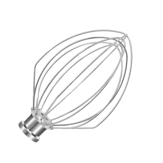 K5A Stainless Steel Whisk for KitchenAid 5Qt Bowl Lift Stand Mixer，6 Wire Whip Attachment for K4 K5 K5SS, KSM5, KG25, KP50, KSM6573, KSM6521, 18/8 Stainless Steel，Heavy Duty，Dishwasher Safe
