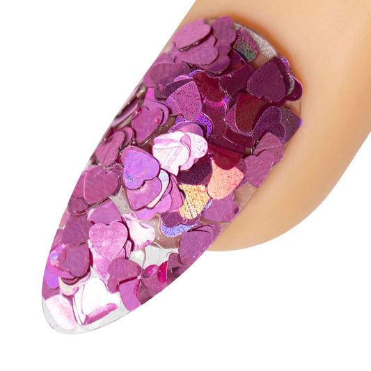 Young Nails Art Glitters - Premium Loose Nail Glitter Powder for Acrylic Nails & Gel Nails, Nail Sequins, Nail Sparkles, Nail Art Powder, Fine & Chunky Glitter, Durable, Cartwheel Trophy, 1 oz