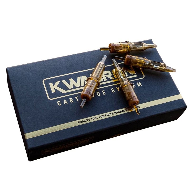 Kwadron Tattoo Needle Cartridge, Box of 20, Round Liners Long Taper - 11 Round Liner Long Taper - 35/11RLLT