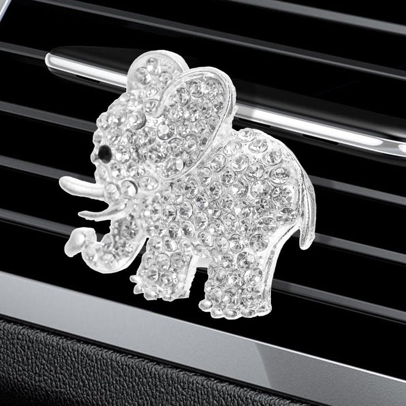 2 Car Vent Clips with Crystal Rhinestone Car Fresheners Air Conditioner Vent Decor for Interior Accessories Cute Air Clips for Diffuser
