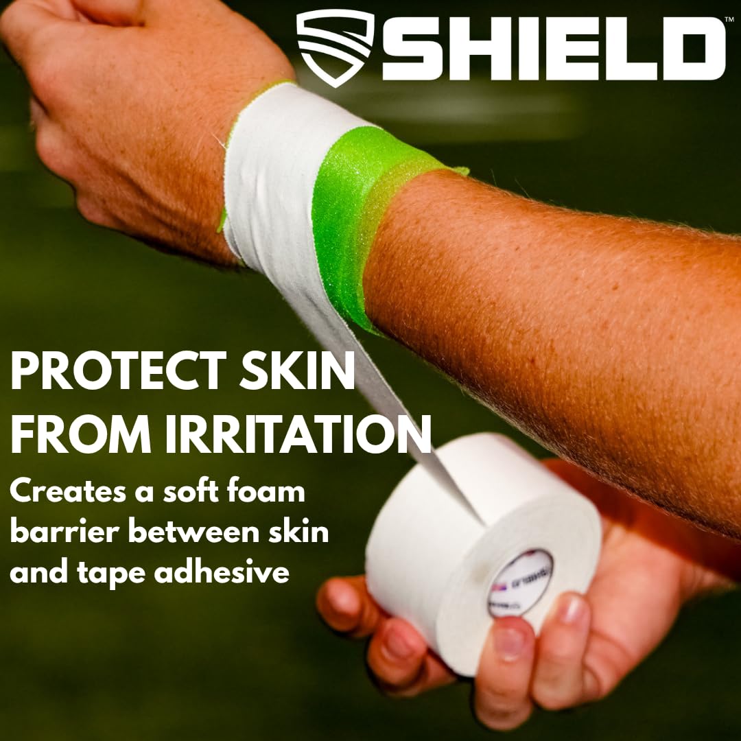 Shield Athletic Underwrap | Bulk Case of 48 Rolls of PreWrap, 2.75" X 30 SYards (Red)"
