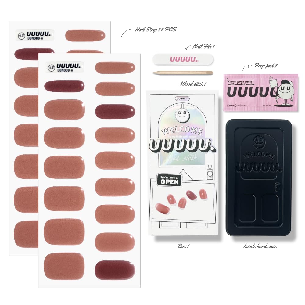 UUUUU. UUUUU Official TAN Tan | UUUUU Gel Nail Nail Seal, Nail Seal, Gel Nail Sticker, Nail Tip, Nail Parts, Gel Nail Kit, Color Gel, Self Nail Design, Nail Art