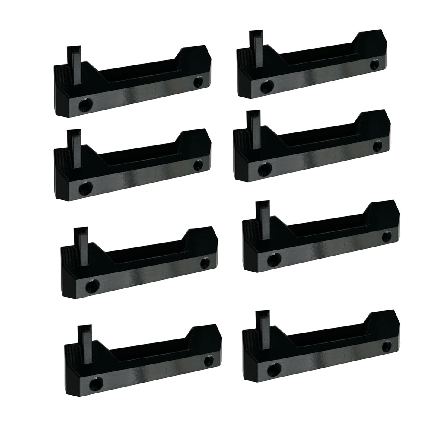 JILINWEI 8Pcs Mounting Feet for ToughBuilt StackTech,Mounting Plate Brackets Cleats Compatible with ToughBuilt StackTech,Black