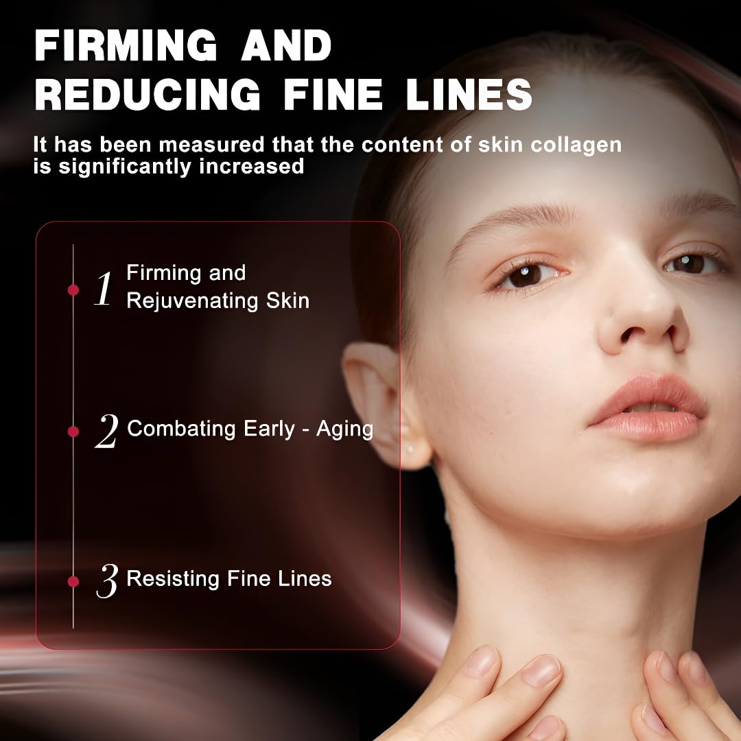 NEWA Wrinkle Reduction Device Skincare Tool for Facial Tightening. Boosts Collagen, Reduces Wrinkles. with 1 Gel Supply (Pink)