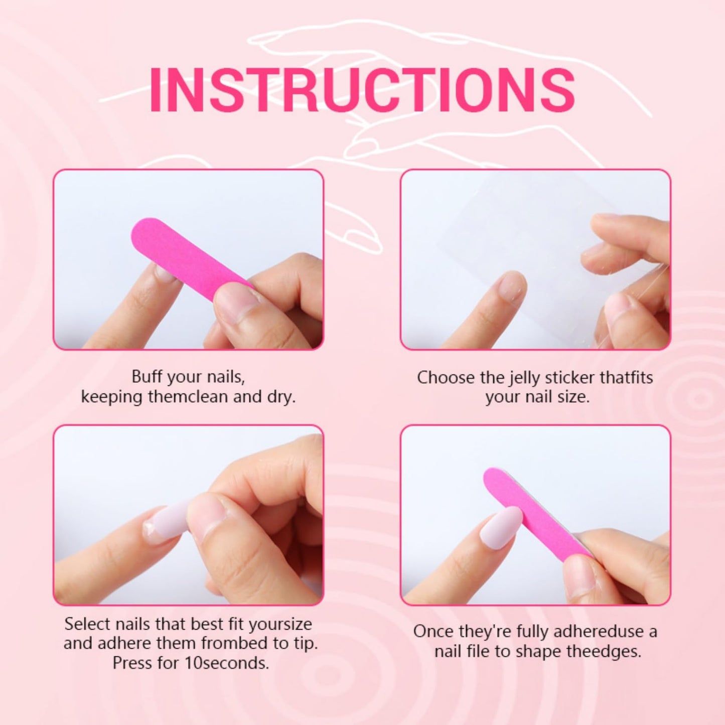 Long Almond Press on Nails for Women 3D Cherry Polka Dot Fake Nails Artificial Stick on Nail