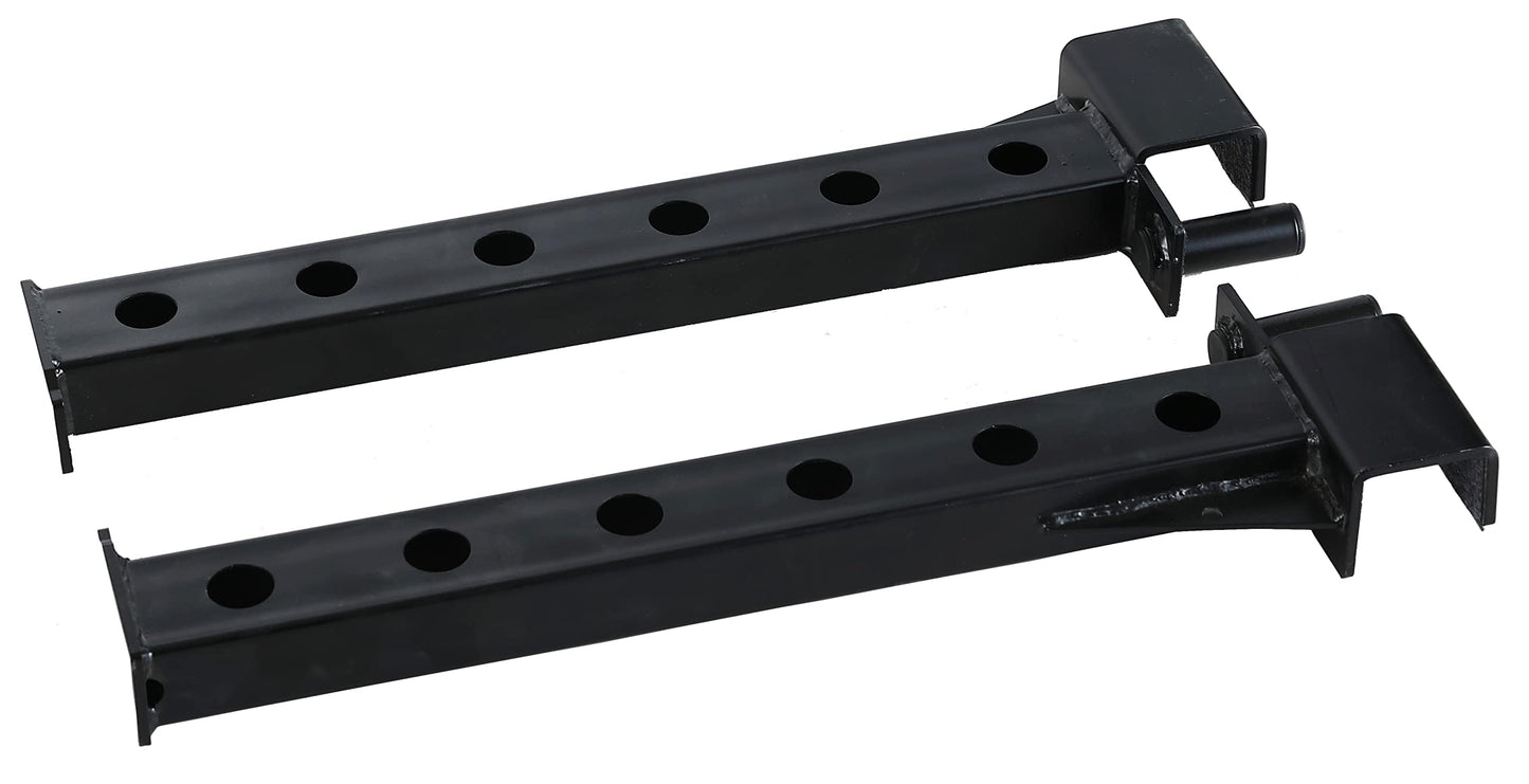 Fitvids Pair of Spotter Arms for 2x2 Cable Crossover | 5/8" Upright Compatibility | Upgraded Heavy Duty Safety Arms for Fitvids Power Cage – Compatible with Home Gym Squat Rack – nan – Black"