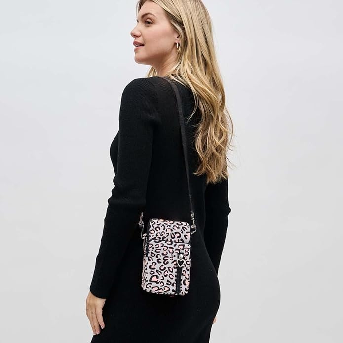 JANKS Small Crossbody Bag for Women - Mini Phone Purses with Crossbody Strap and Wallet - Nylon Arm Bag