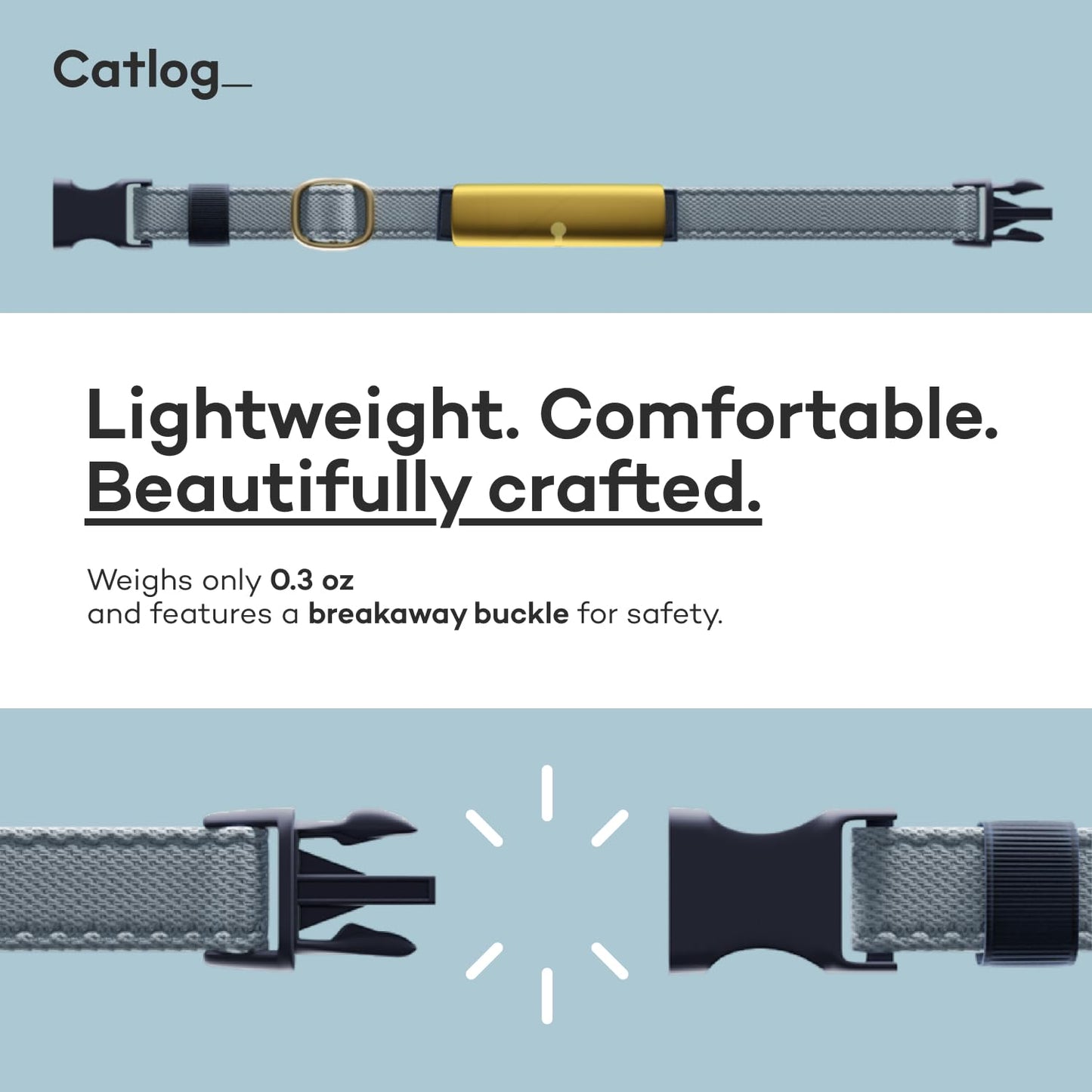 Catlog Health Tracker for Cats - Smart Cat Collar with Safety Breakaway Buckle for Indoor Cats, Wellness Alerts, Real-time Monitoring (Kimono (Sakura -Night-),XL)