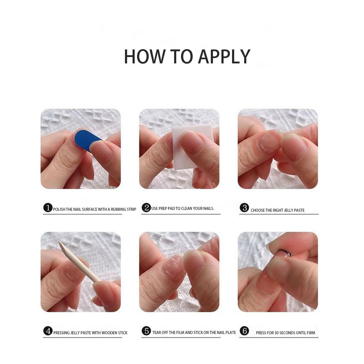 KTAABTR Blue Press on Nails Short Square Fake Nails with Glue Blue Glossy Acrylic Nails Design Spring White Flower Stick on Nails for Women Girls DIY Manicure Full Cover False Nails Decoration Supply