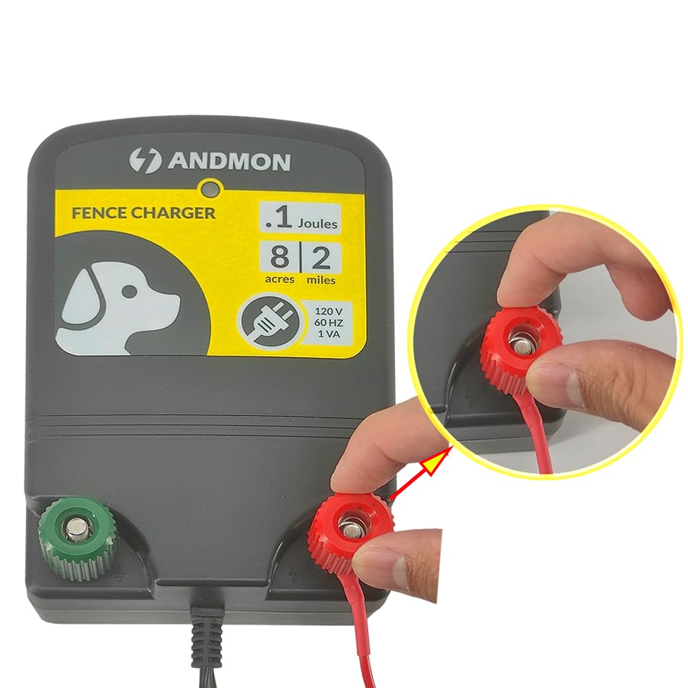 Solar Electric Fence Set: MINI160 + AC10 Electric Fence Charger, 0.16Joule & 0.12Joule for Versatile Protection