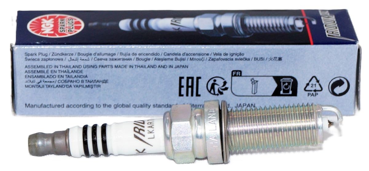 NGK LKAR7BIX-11S Iridium IX Spark Plug (93501 Iridium Ix), 4 Pack