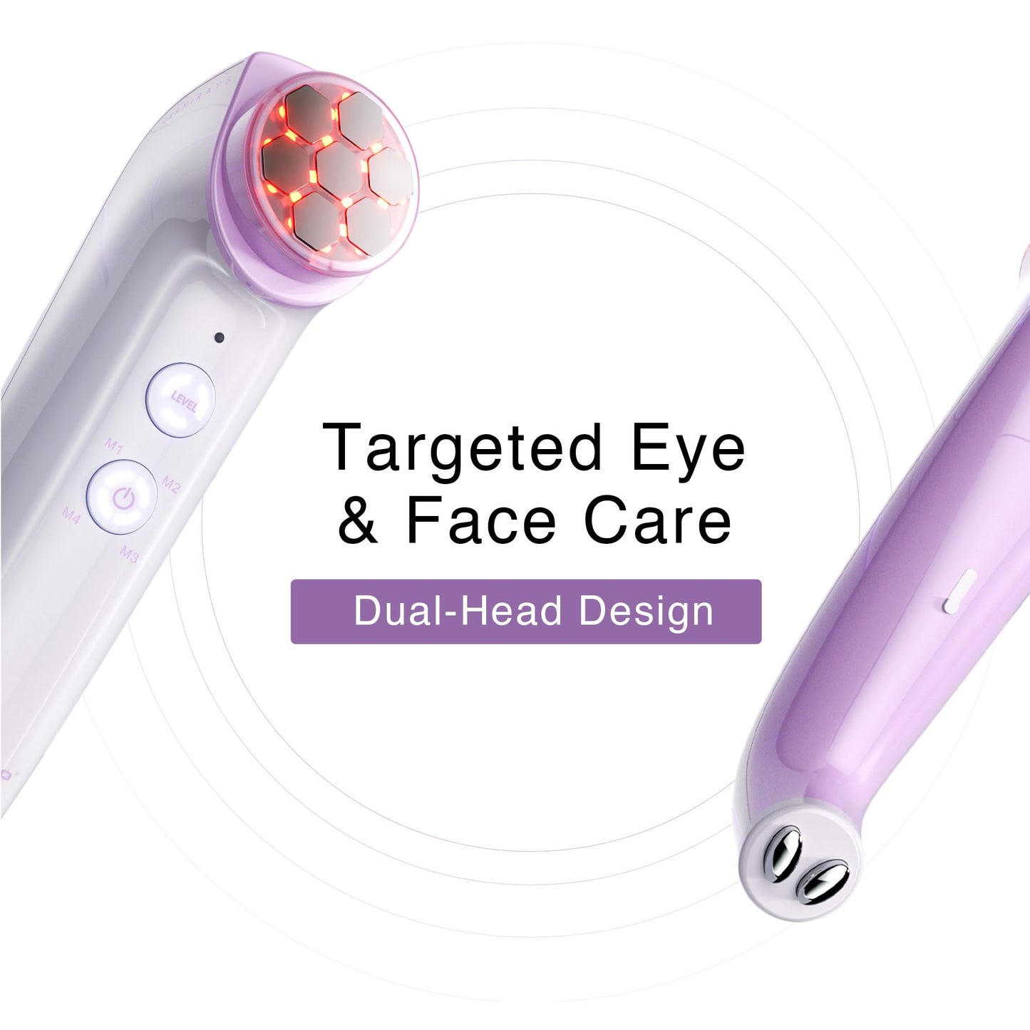 DermRays M1 4-in-1 Facial Toning Tool with Multi-Leading Tech for a Visibly Radiant & Youthful Appearance