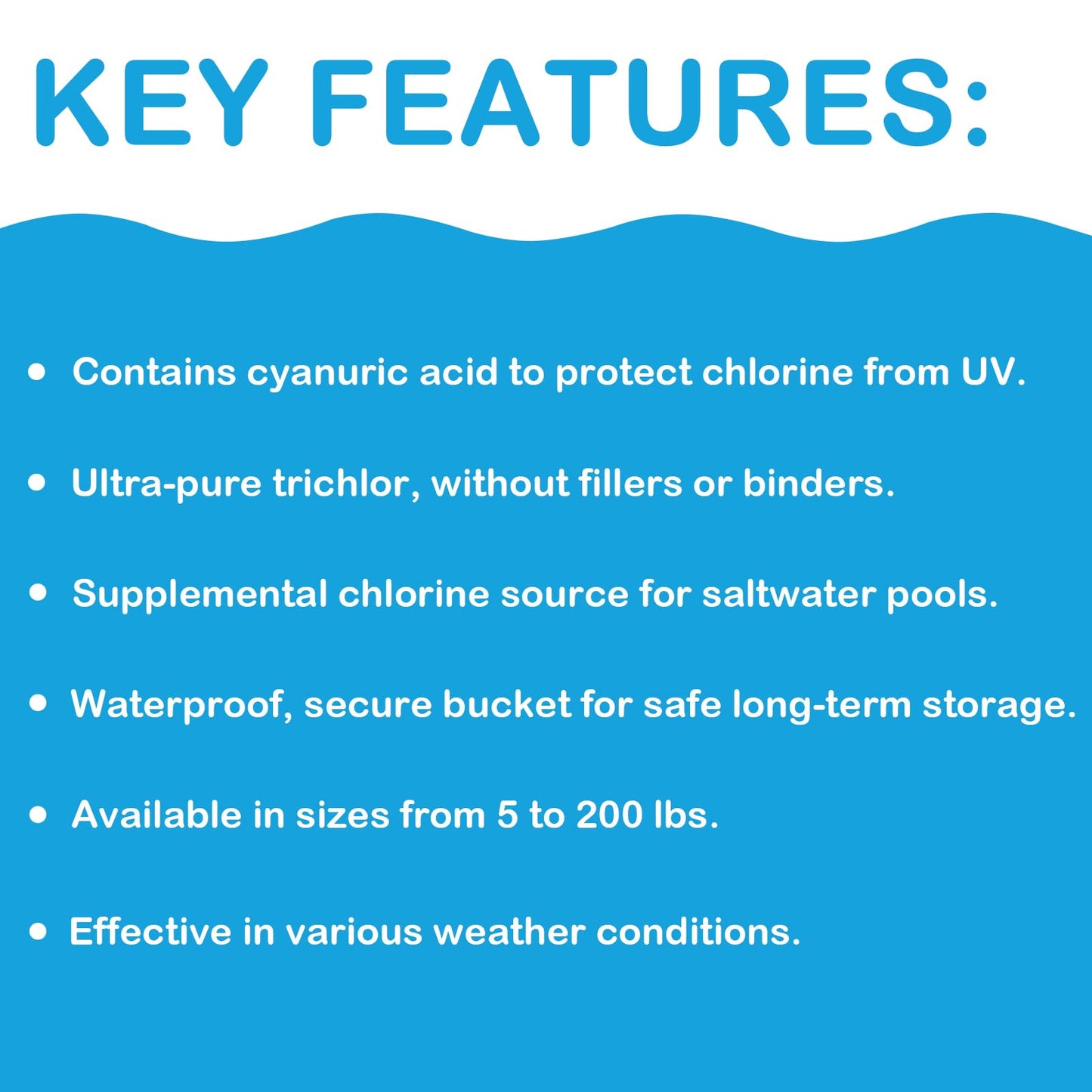 Chlorine Tablets 3 inch 10 Pounds, TABIT Swimming Pool Long Lasting Chlorinating Tablets, Slow Dissolving, Tri-Chlor for Swim Pool, Hot Tubs, Spa
