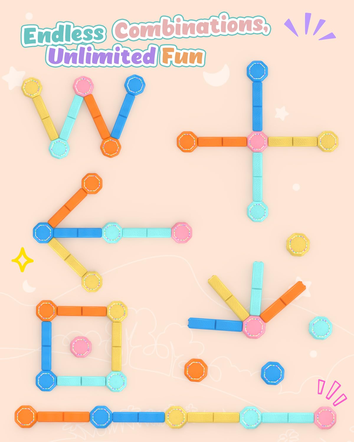 Holyton Light Up Stepping Stones for Kids with Music, 13PCS Balance Beam and Stepping Stone Set, Toddler Balance Beam Obstacle Course, Non-Slip Sensory Toys for Toddlers 3-8, Indoor Outdoor Play