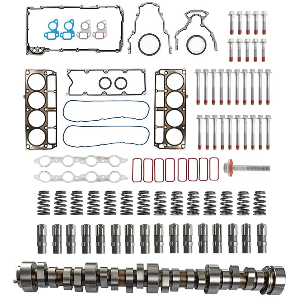 5.3 Sloppy Mechanics Stage 2 Camshaft Cam LS7 Lifter fit for LS L92 L99 Sloppy Head Gaskets Bolts Kit Fit For LS LS1 1999-2007 5.3L 5.7L V8 E1840P