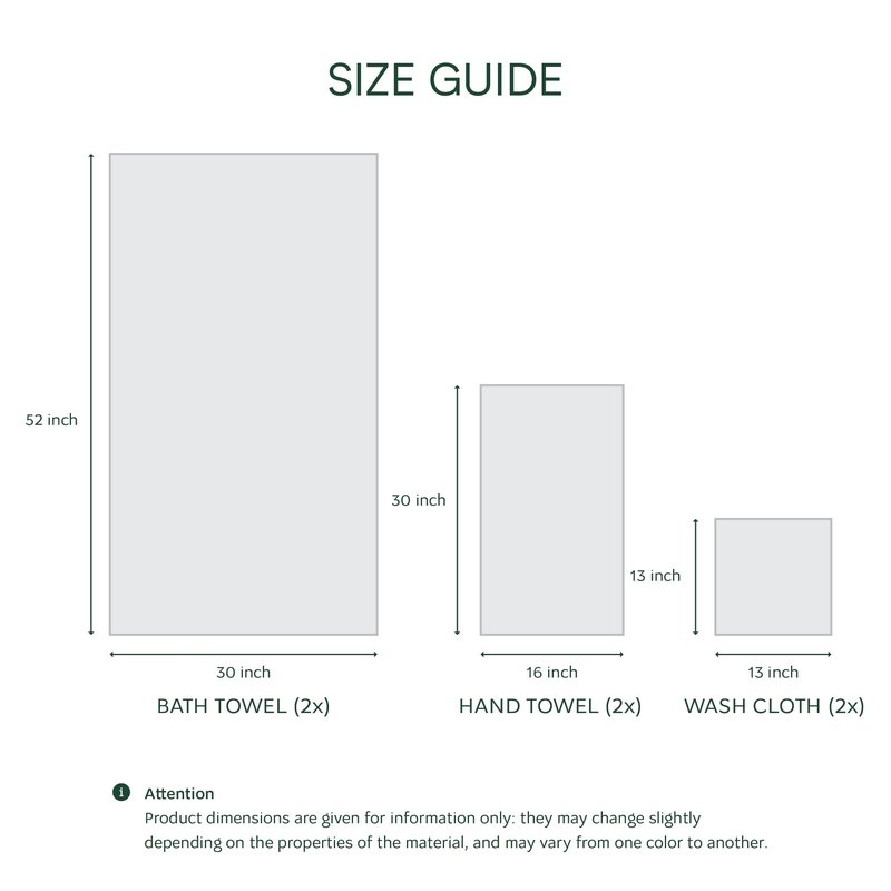 Lacoste Sport Stripe 6-Piece Luxury Cotton Towel Set – Made with 100% Soft Supima Cotton, Absorbent & Quick-Drying, Includes 2 Bath Towels, 2 Hand Towels, 2 Washcloths, Croc Green