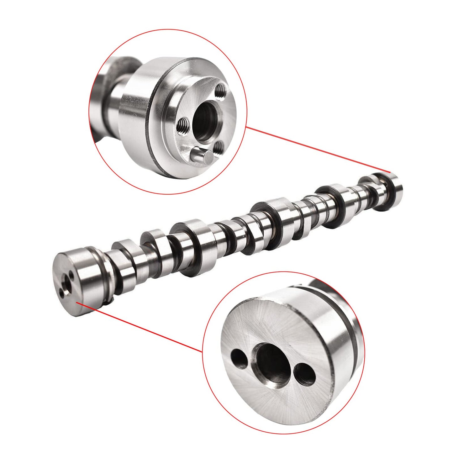 SUSUCAR E1840P Sloppy Stage 2 Camshaft Cam .585/.585 3-Bolt for 1997-UP Chevy LS L92 L99 V8 Engine 5.3L 5.7L 6.0L 6.2L