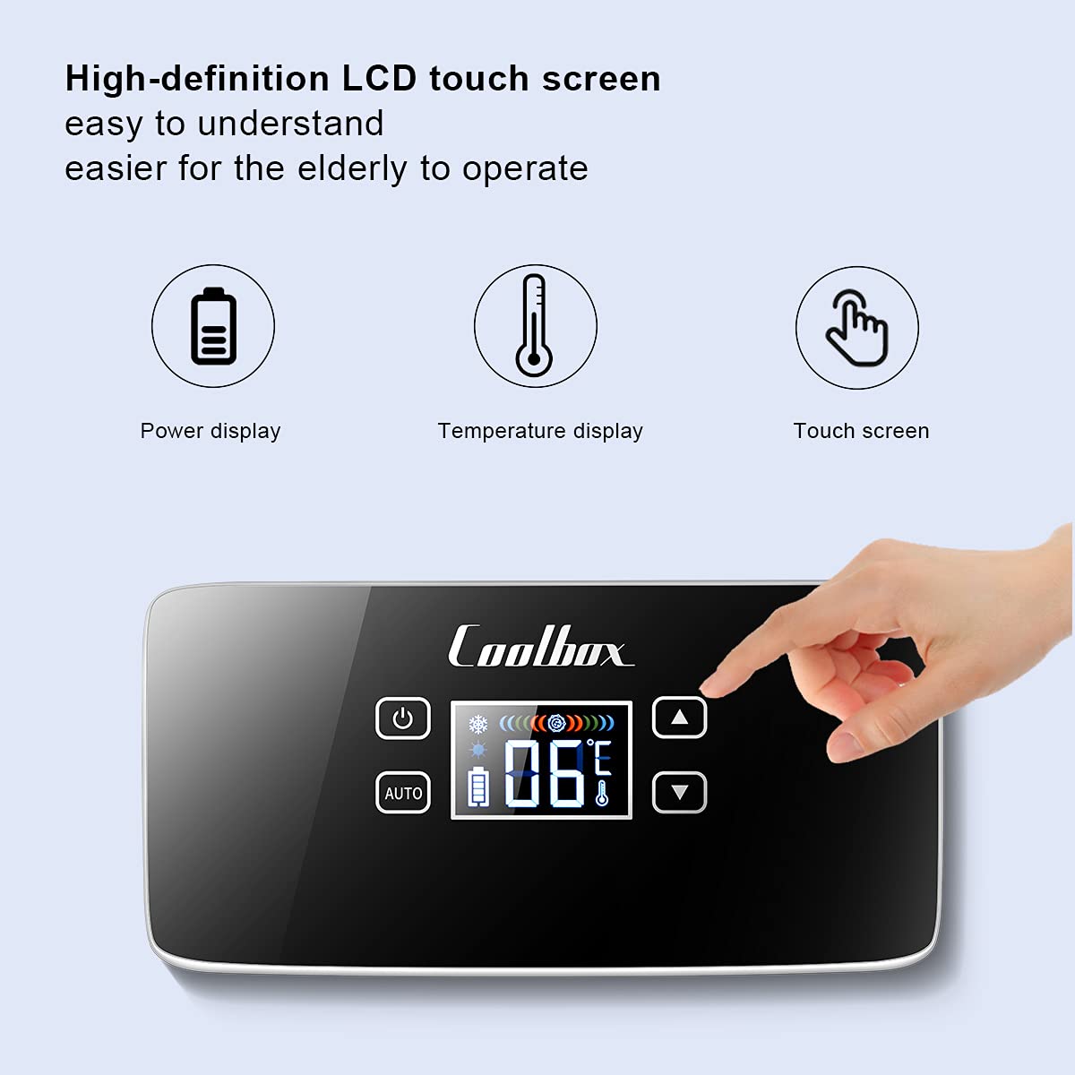 QIRDLP （Upgraded version） Insulin Cooler Case portable Diabetic cooler Box Mini Drug Refrigerator Keeping Cooling 2-8℃ with handle, alarm & USB Chargerable（1 layer Celsius temperature