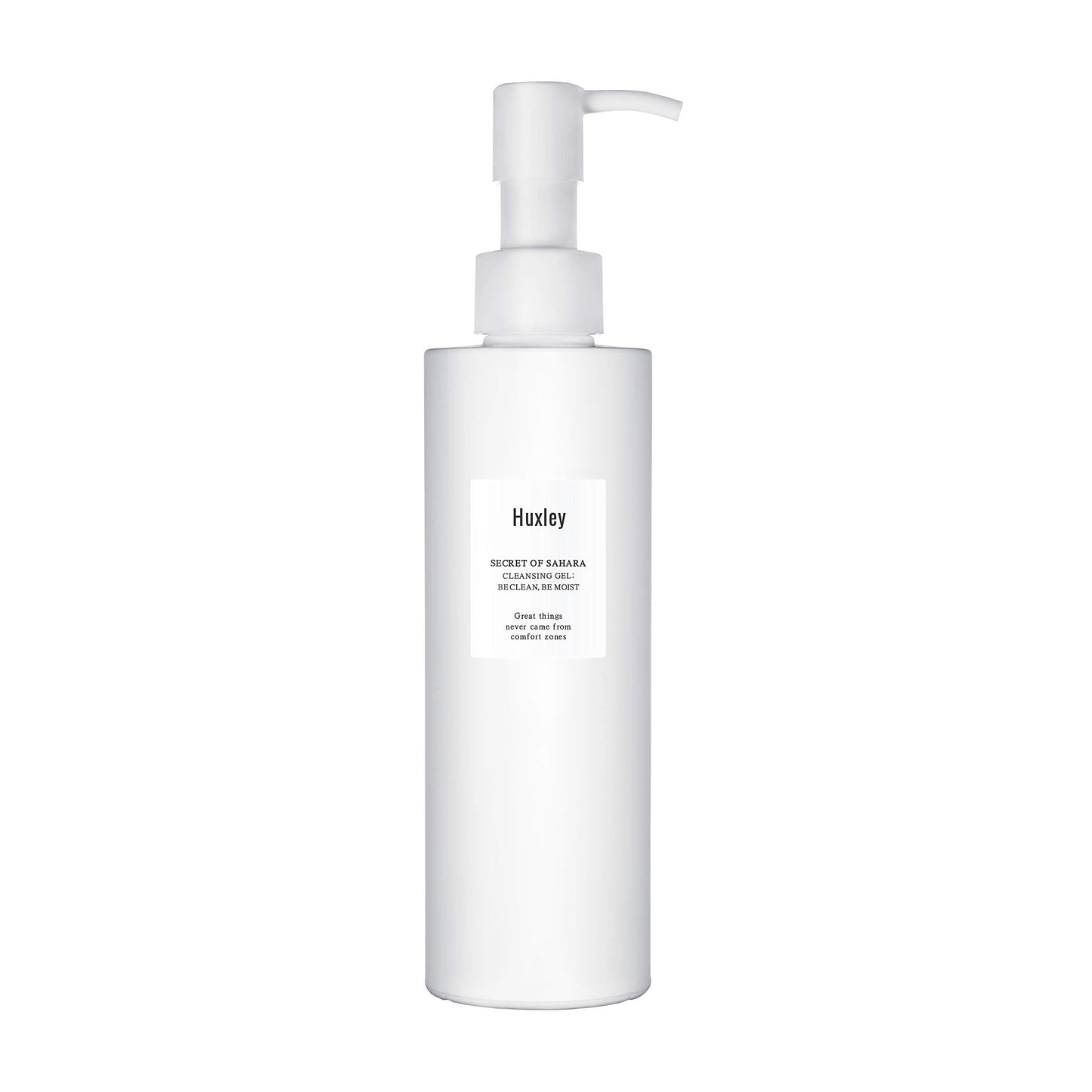 Huxley Secret of Sahara Gel Cleanser, Korean Gel-to-Foam Facial Cleanser for Daily Cleansing, Gentle Hydrating Face Wash for Makeup & Sunscreen Removal | 200 mL / 6.76 fl oz.