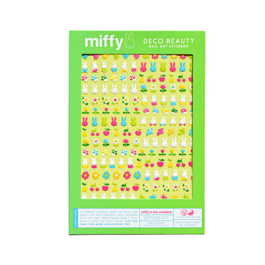 Deco Beauty Miffy in The Meadow -Super Thin & Easy-to-Apply Nail Art with the Cutest Designs-Durable & Long-Lasting Nail Art Sticker & Decals for Women, for DIY At-Home Manicures & Salon-Quality Nails