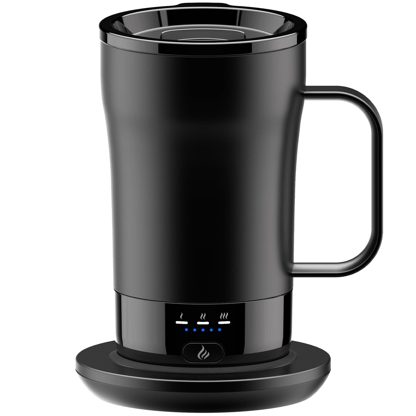 Self-Heating Coffee Mug, 14oz Heated Coffee Mug - Rechargeable Temperature Control Coffee Mug Keep Coffee Hot All Day, Smart Mug Great Gift for Coffee Lovers & Slow Sippers