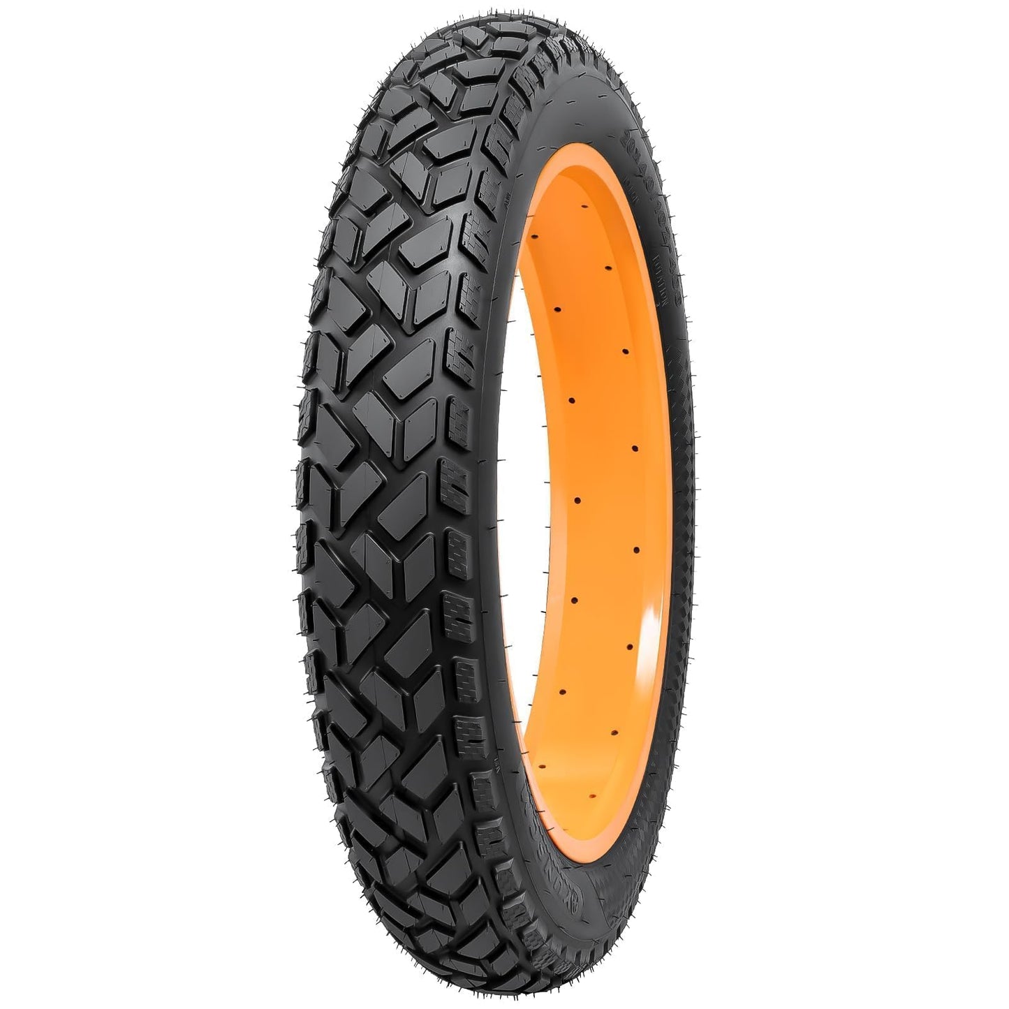 YUNSCM 2-PCS 26" Heavy Duty Fat E-Bike Tires 26 x 4.0/102-559 and 2-PCS 26"x4.0" Bike Tubes Scharder Valve Compatible with 26x4.0 26x4 E-Bike All-Terrain Directional Tread Bicycle Tires and Tubes