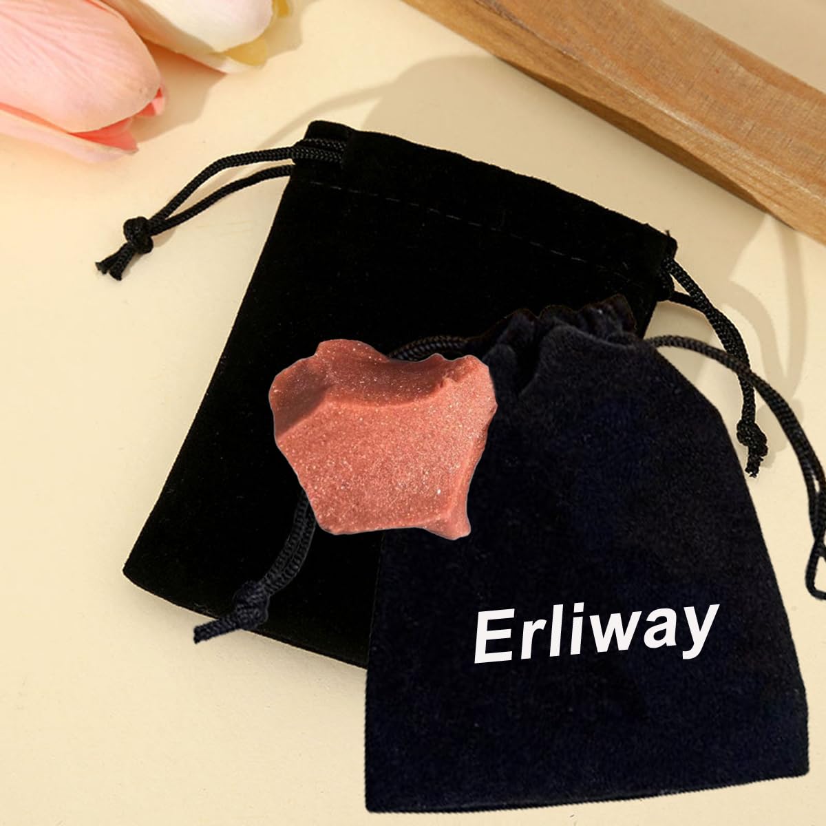 Erliway 1.25-2" Red Goldstone Raw Crystals, Natural Rough Red Goldstone Stone, Healing Raw Stones for Fountain Rock, Home Decor Meditation Energy Balancing Wire Wrapping Wicca & Reiki