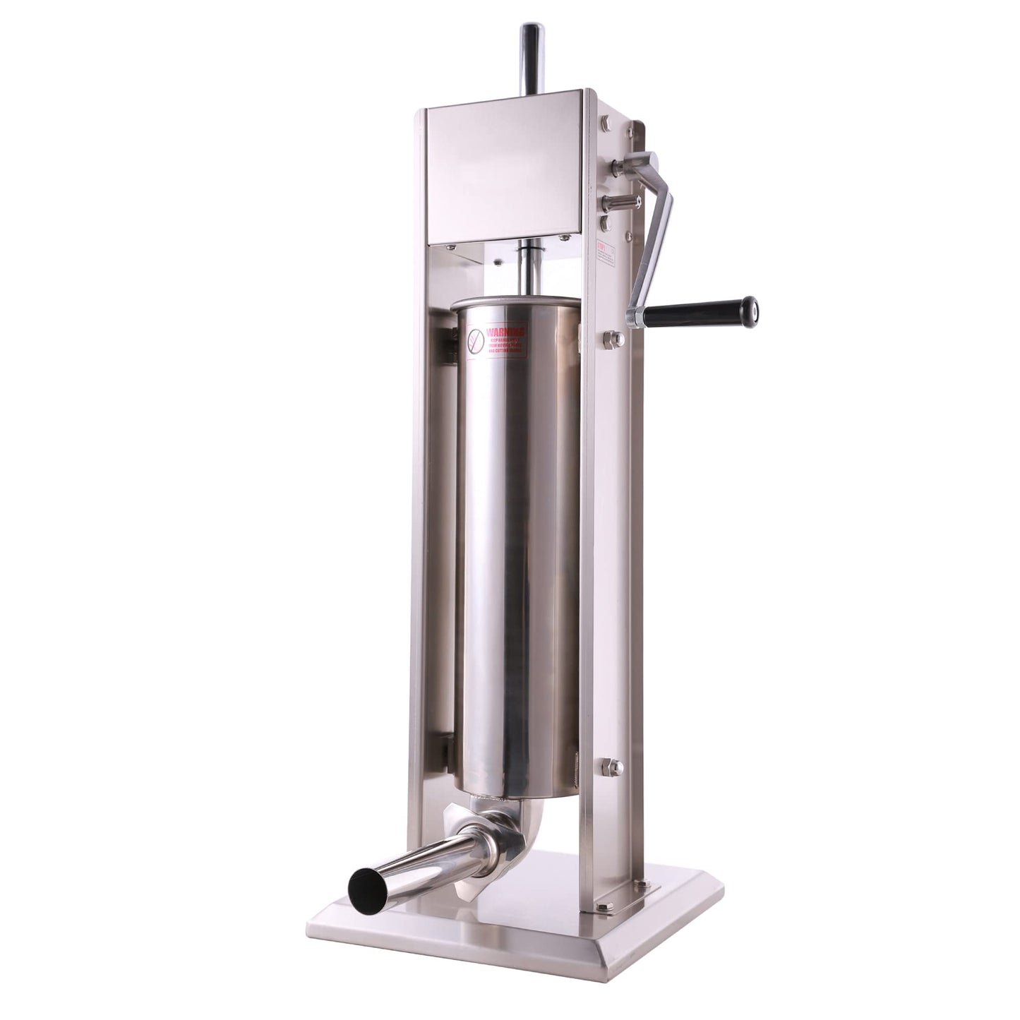 Hakka 15 Lb/7 L Sausage Stuffer 2 Speed Stainless Steel Vertical Sausage Maker