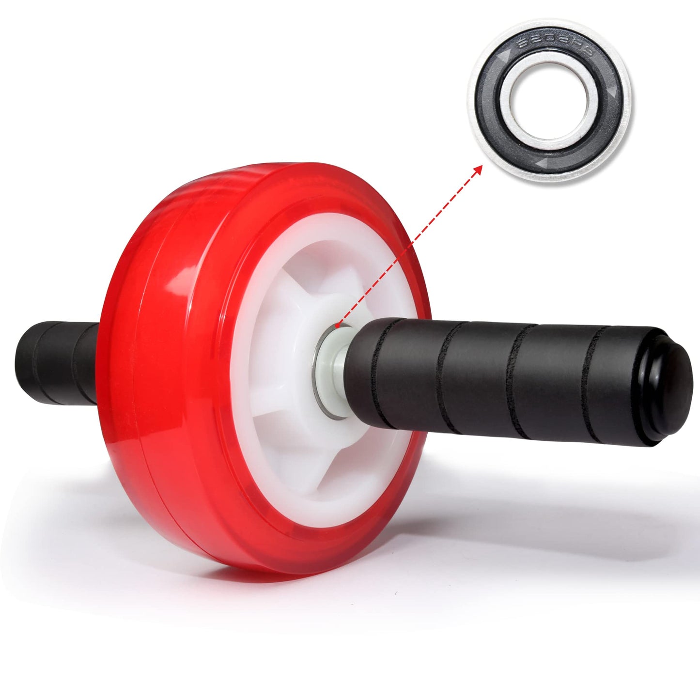 PALLOTH Ab Roller Wheel, Core Exercise Equipment - 880 lbs Weight Capacity, No Noise Ab Wheel for Home Gym Workout