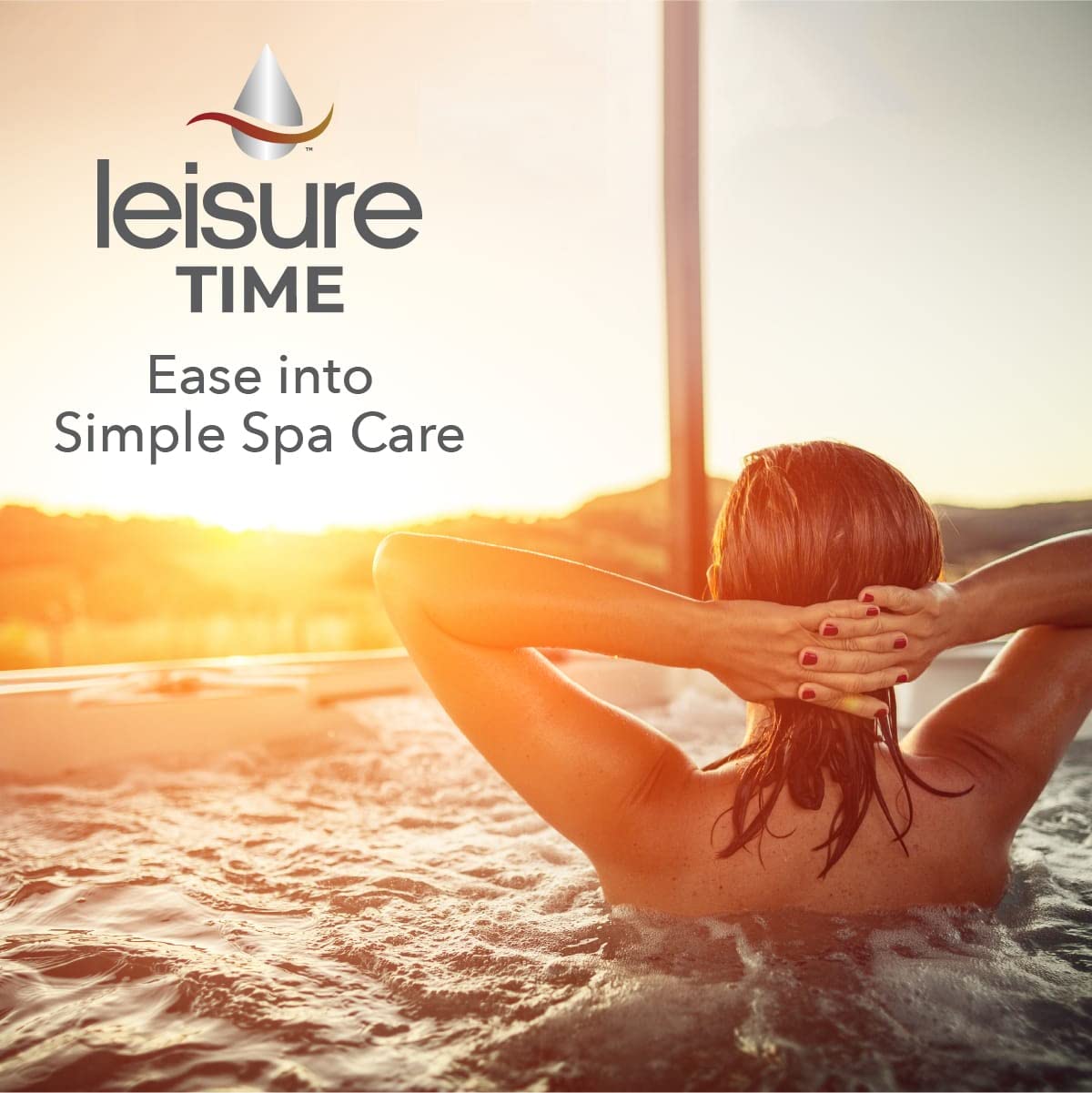 Leisure Time Spa 45300A Reserve Sanitizer for Spas and Hot Tubs, Ensure Safe and Clean Water with Powerful and Long-Lasting Sanitizer, 1 Qt
