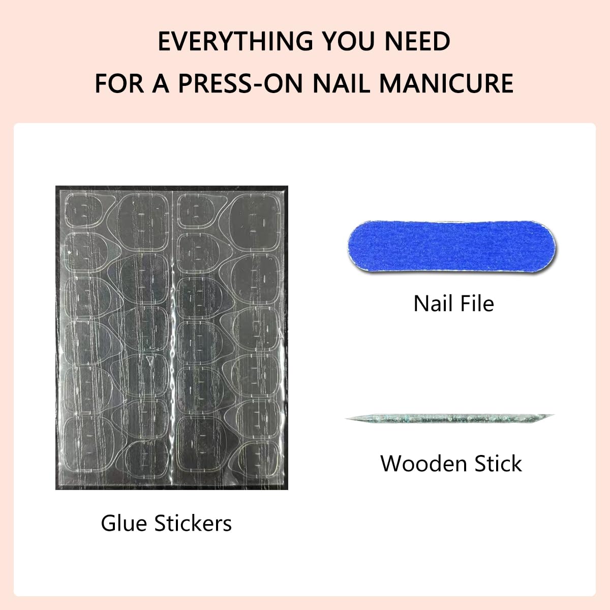 IEORGYIG Black Press On Nails Rhinestone Butterfly Long Fake Nails Reusable False Nails with Glue Tabs - 24Pcs Manicure Kit for Women and Girls