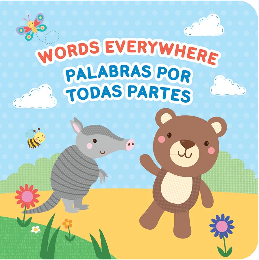 Bilingual 10 Board Books in Spanish and English: Little Library set includes Counting, Colors, Feelings, Animals, The Wheels on the Bus, ABCs, and More (English and Spanish Edition)