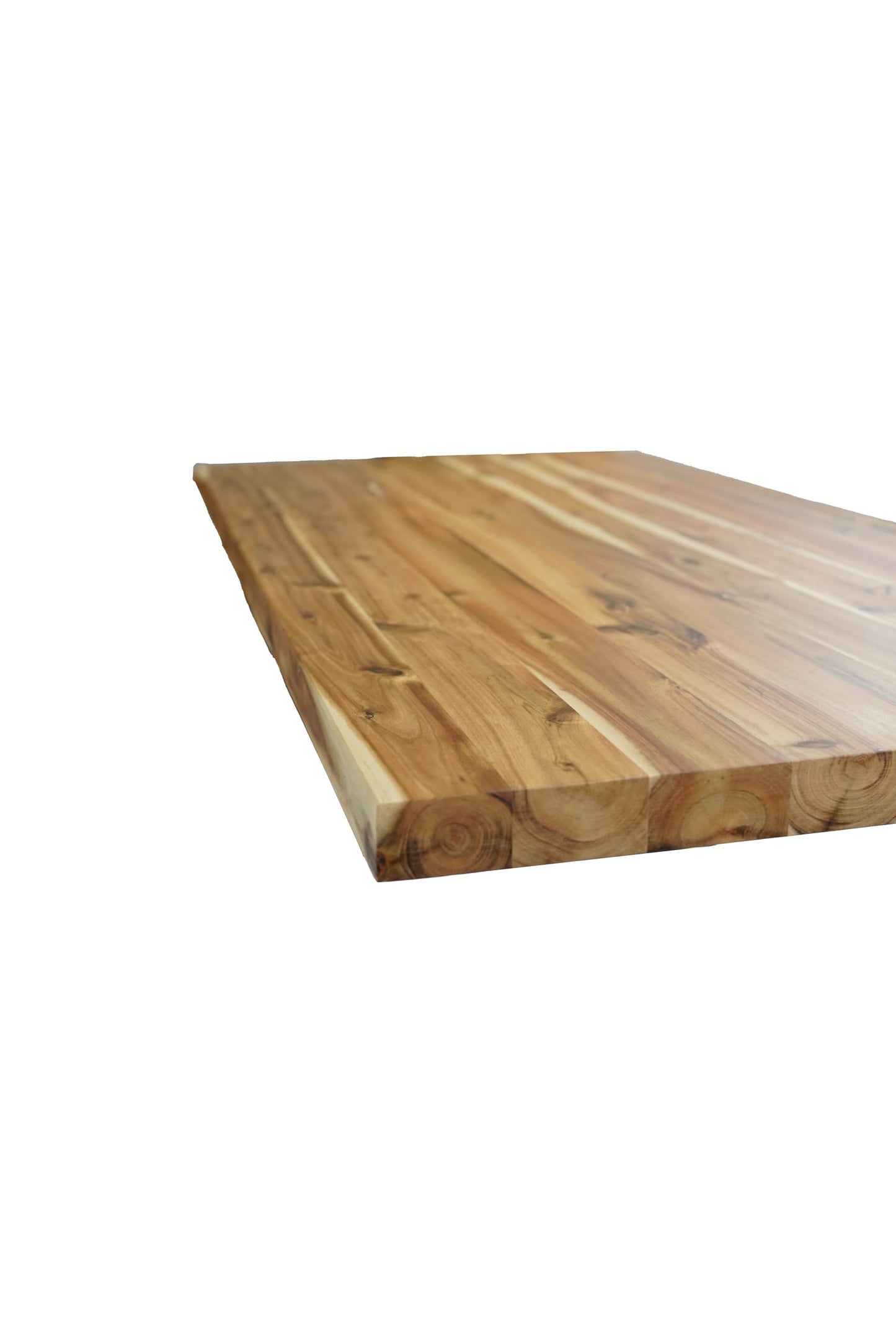 BingLTD - 42" L x 30" Rectangular Acacia Butcher Block Standard Countertop with Edge Grain (CT4230-AC-CC)