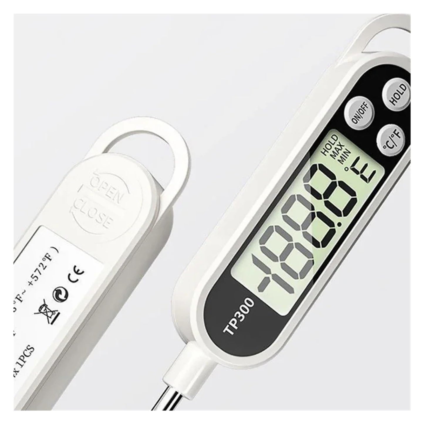 Type Food Thermometer Kitchen Digital Thermometer Meat Milk Cooking Food BBQ TP300 Electronic Temperature Gauge Tool