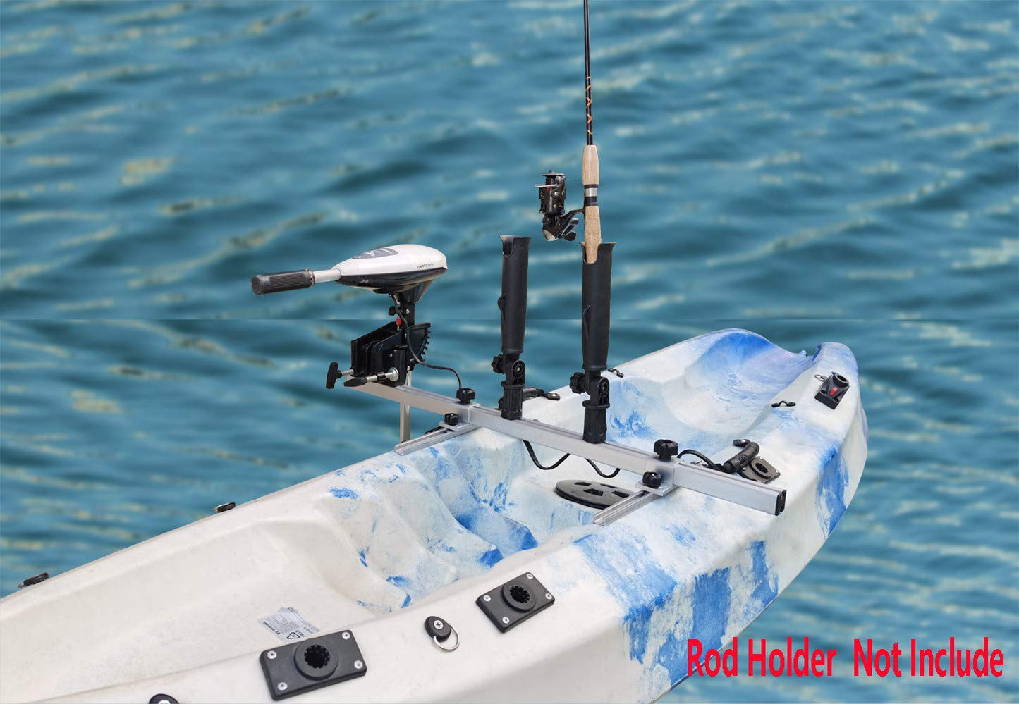 Brocraft Kayak Trolling Motor Mount - Adjustable Transom Kayak & Canoe Motor Mount Kit