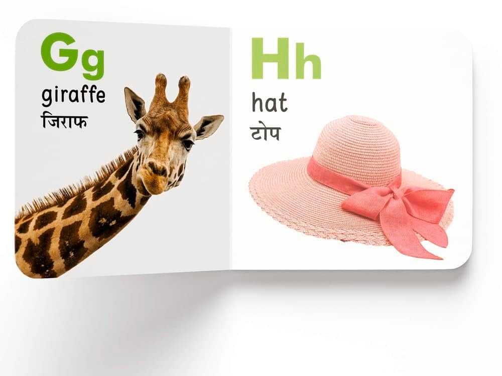 My First English Hindi Learning Library: Boxset of 10 Board Books For Kids