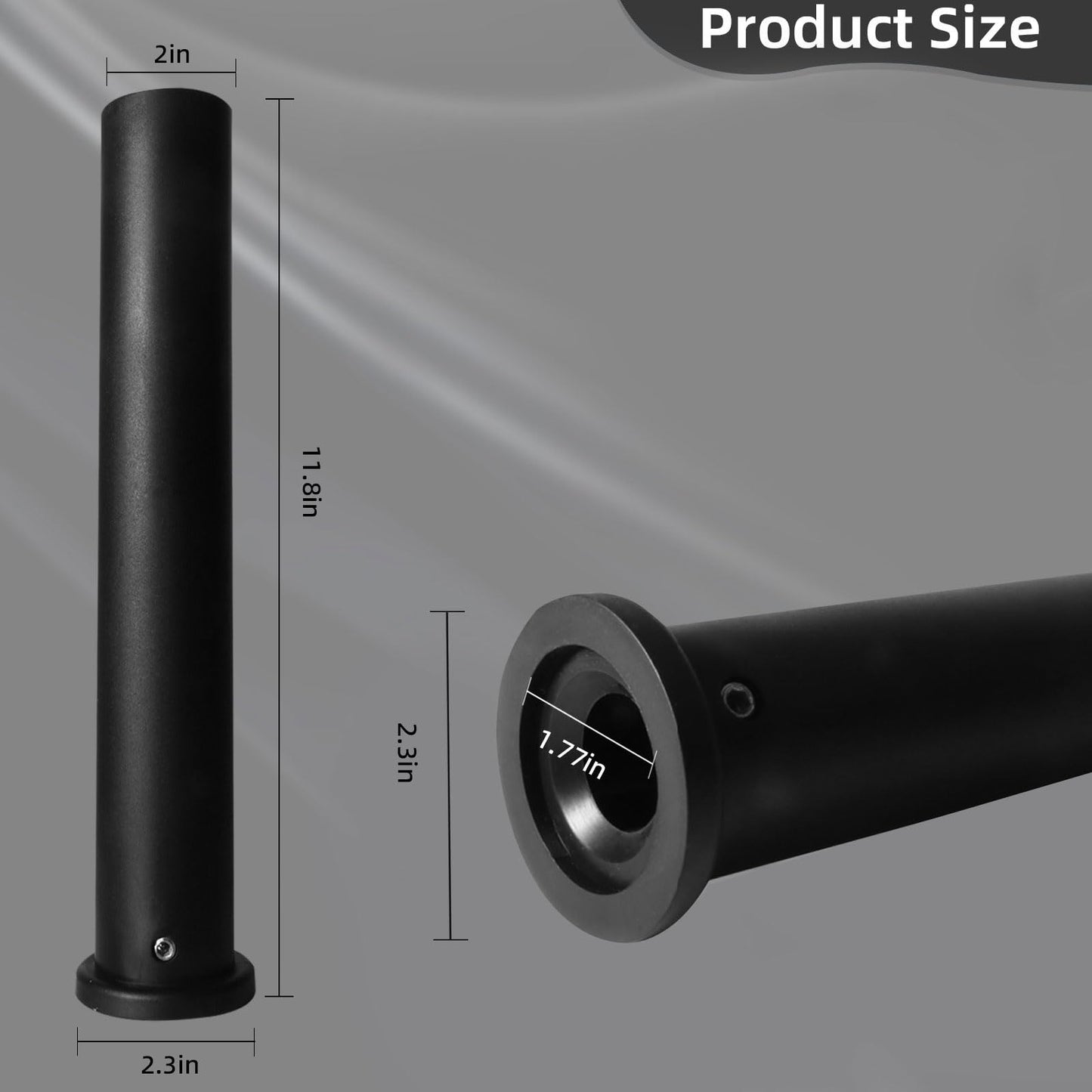 Standard Olympic Barbell Adapter Sleeve: Converts 1 inch Standard Weight Plate Posts to 2" Olympic Weight Plate Posts"