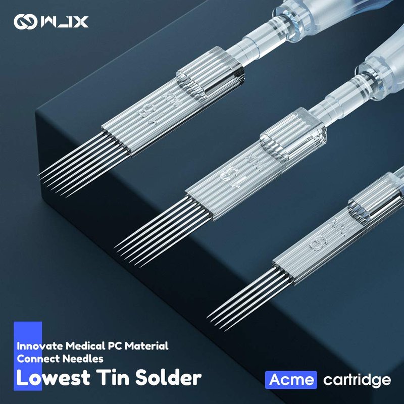 WJX Tattoo Cartridges 20Pcs Disposable Needles Curved Magnum 1009RM