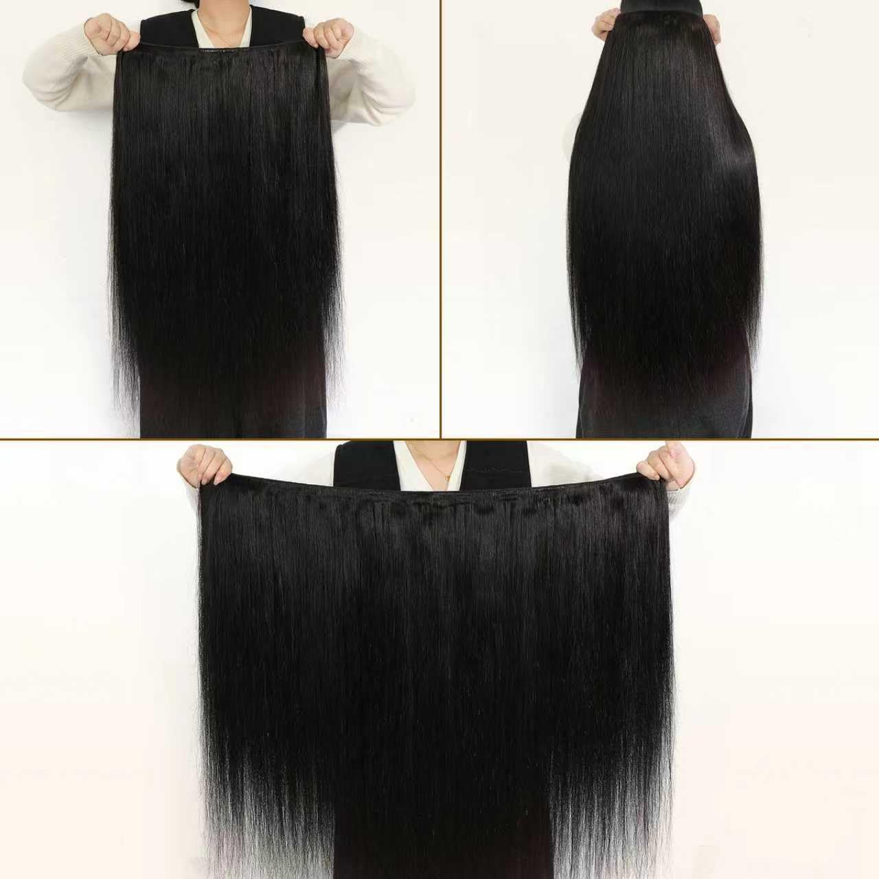 16A Raw Straight Bundles Human Hair 1 Bundle,18 Inch,Triple Lifespan,Burmese Virgin Remy Hair Extensions,No Tangle Shedding