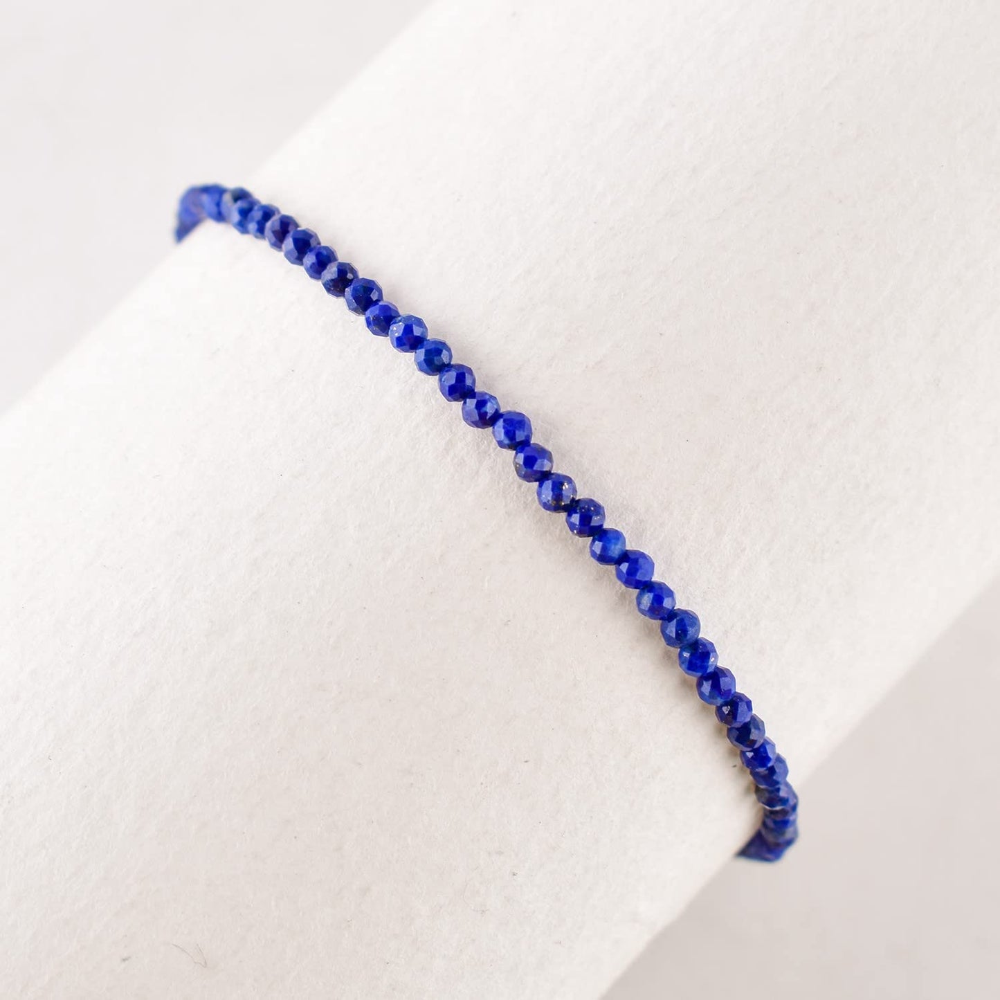 OdrillionGems A+ Genuine Lapis Lazuli Stone Beads Bolo Bracelet Natural Gemstones Crystals Handmade Minimalist Jewelry Rhodium Plated 925 Sterling Silver Adjustable Slider Chain 10 inch