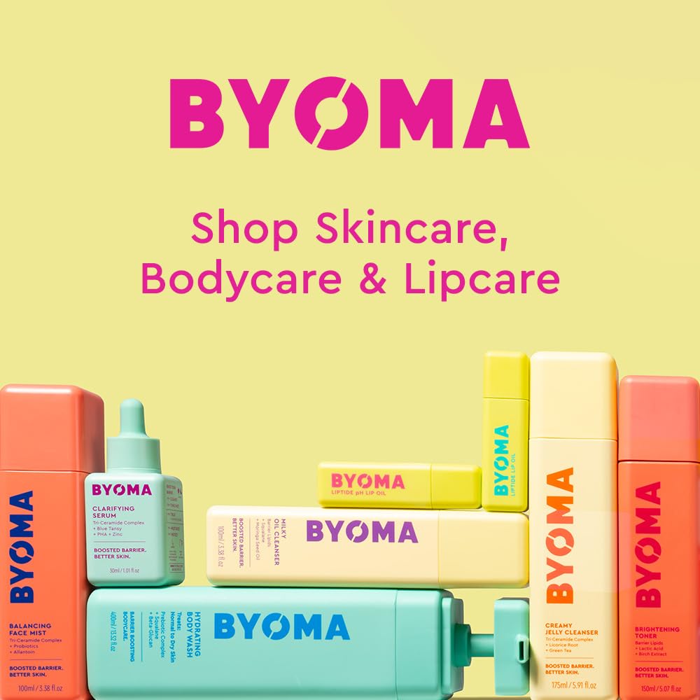 BYOMA SPF 50 Face Fluid - Ultra-Lightweight Facial Sunscreen for All Skin Tones - Luminous Glow, No White Cast - SPF Moisturizer Strengthens Skin Barrier - 1.69 fl.oz