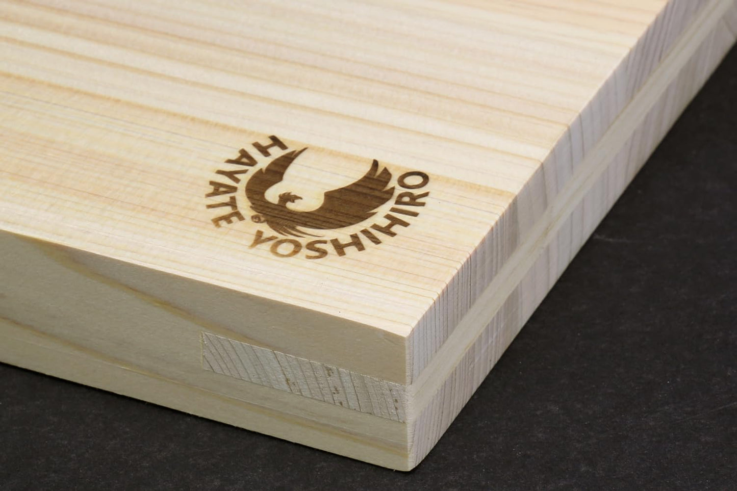 Yoshihiro Hinoki Cypress Anti-Twist Core Cutting Board, Japanese Hinoki Wood, Knife Friendly, Professional Grade (X-Large)