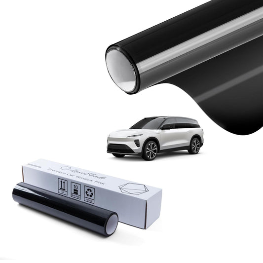 LuxeShade 2-Pack Car Window Tint – Premium Carbon 5% VLT Privacy Window Films, UV/IR Heat Blocking, Scratch & Fade Resistant (1Ply 24"*100ft + 2Ply 36"*100ft)