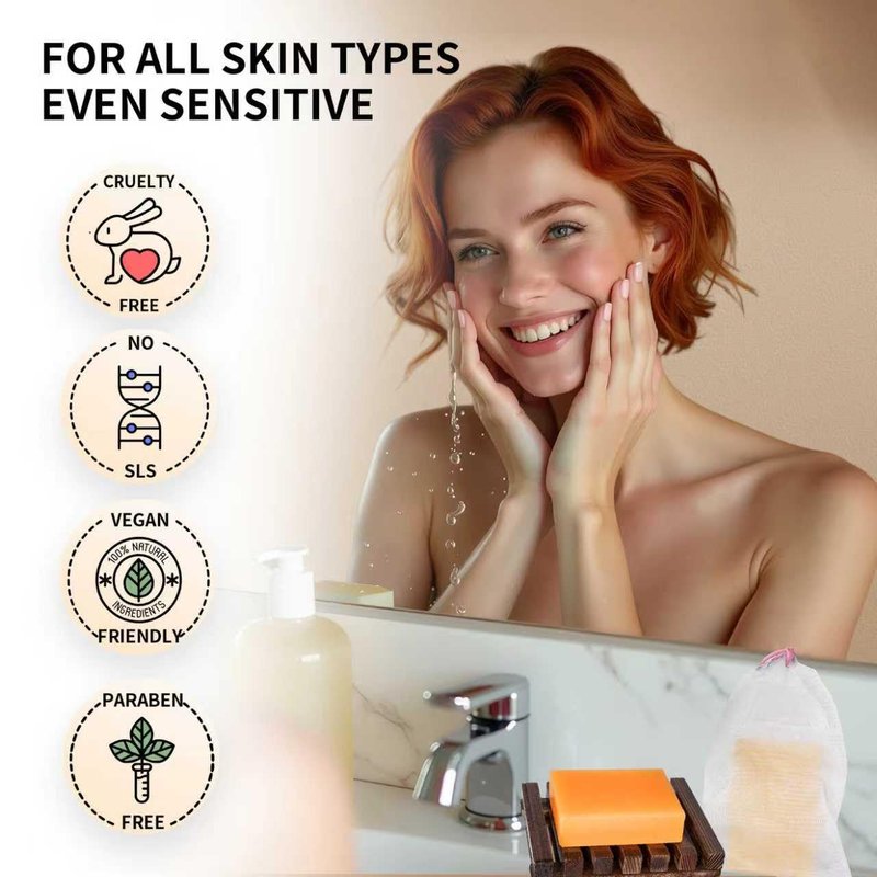 ceedoo Kojic Acid Soap for Dark Spot Remover Bars with Turmeric, Vitamin C, Retinol, Collagen with Hyaluronic Acid, Vitamin E, Shea Butter, Castile Olive Oil - 3.52 OZ x 2 Bars with Bag